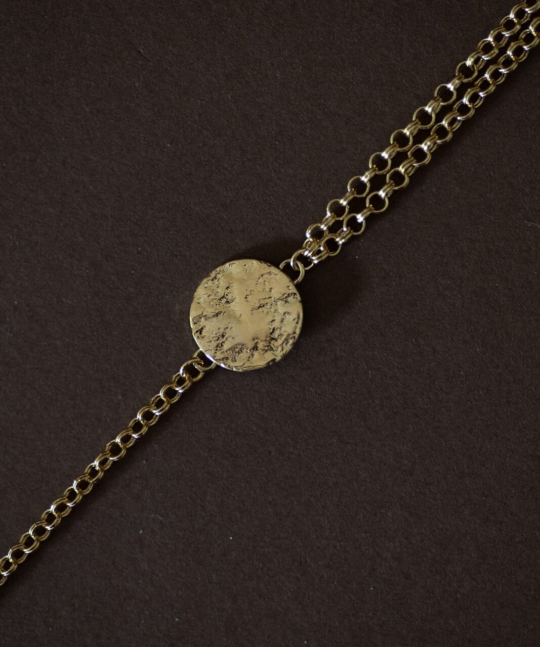 Bracelet Hestia Or Rond Martelé Bracelets Monsieur Simone