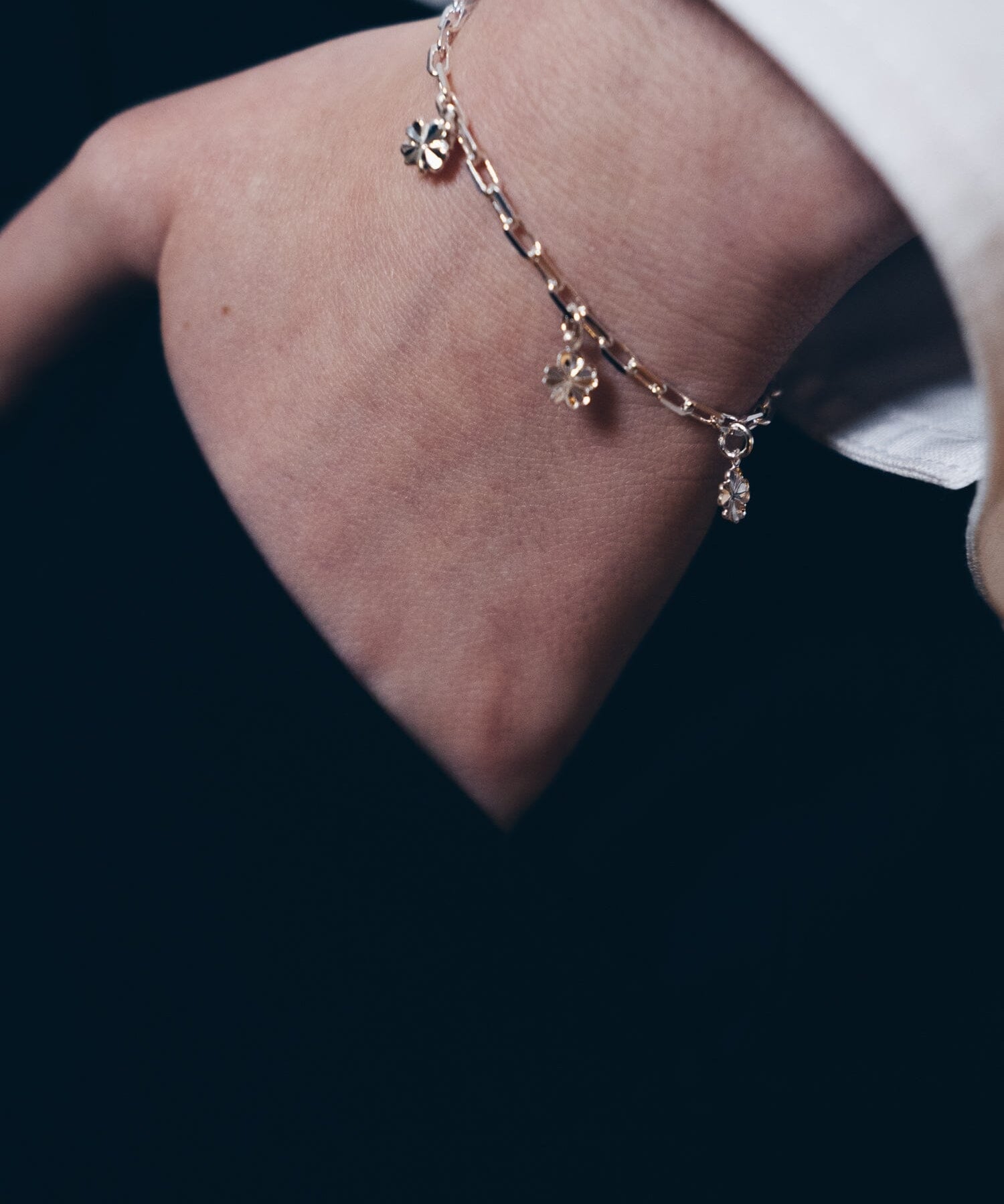 Bracelet Léon Argent Trèfles Bracelets Monsieur Simone