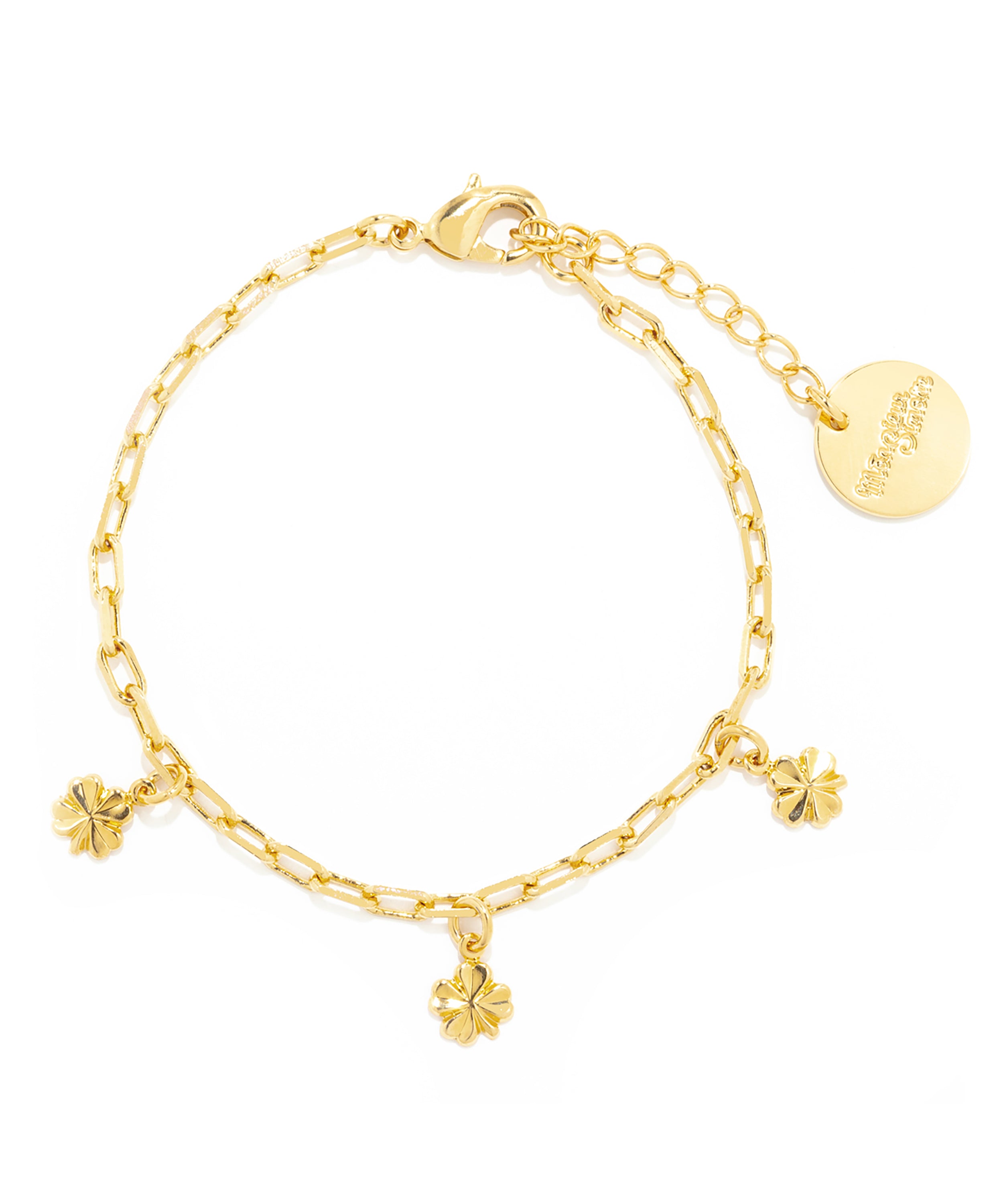 Bracelet Léon Or Trèfles Bracelets Monsieur Simone