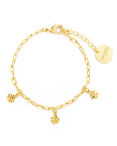 Bracelet Léon Or Trèfles Bracelets Monsieur Simone