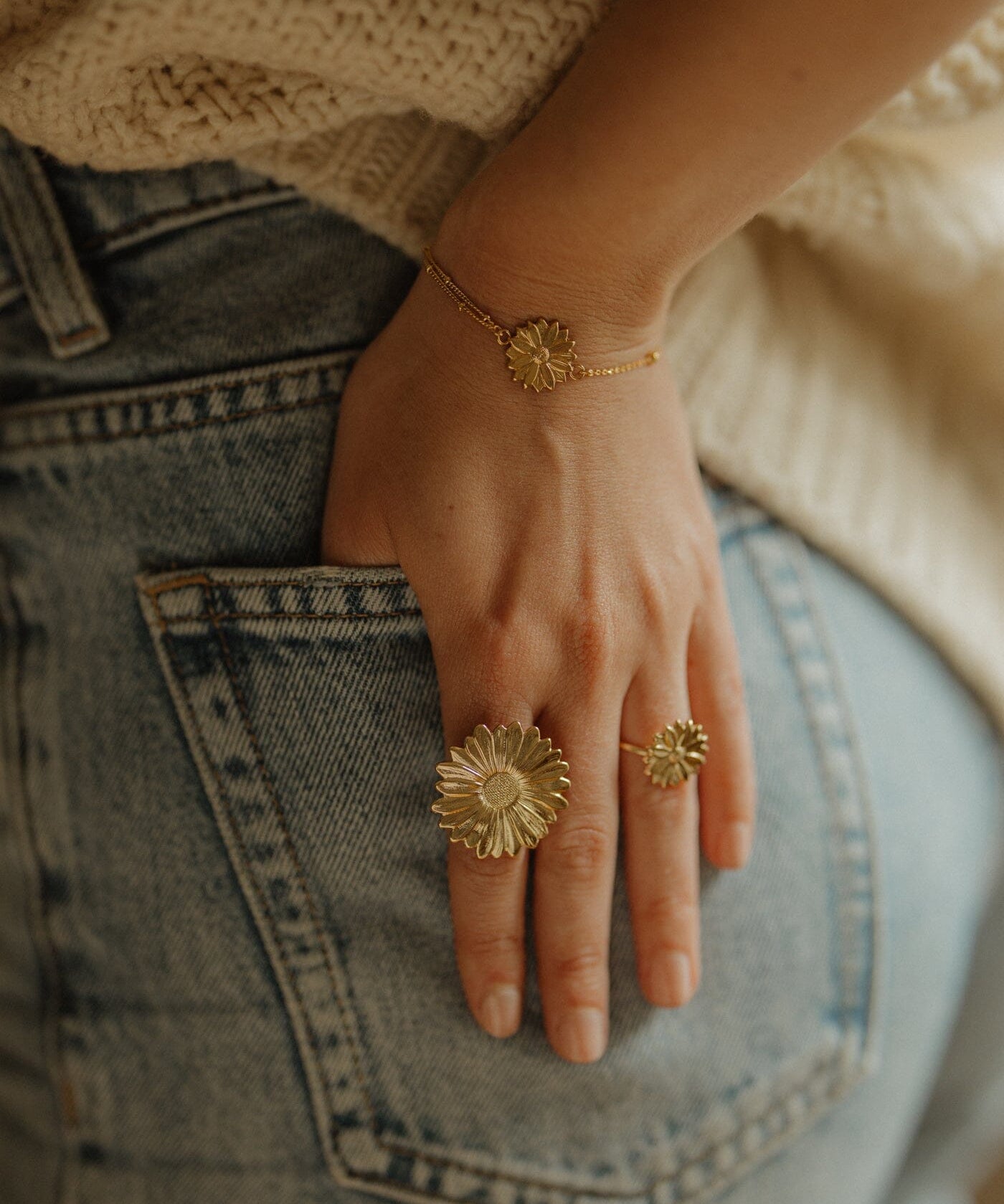 Bracelet Maïa Or Fleur Bracelets Monsieur Simone