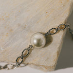 Bracelet Nélya Argent Perle Bracelets Monsieur Simone