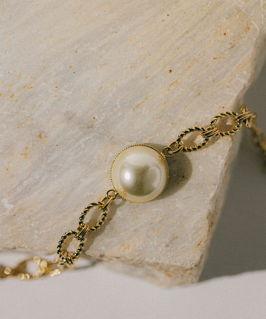 Bracelet Nélya Or Perle Bracelets Monsieur Simone