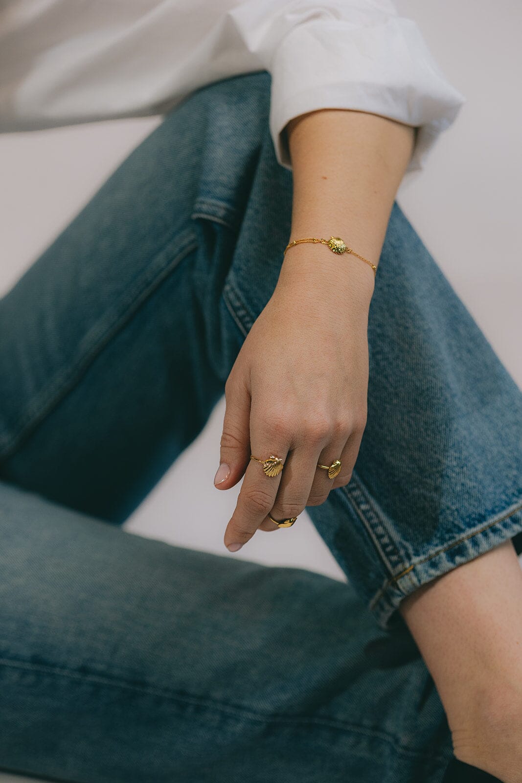Bracelet Nérée Or Coquillage Bracelets Monsieur Simone