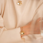 Bracelet Orphée Argent Fleur Bracelets Monsieur Simone