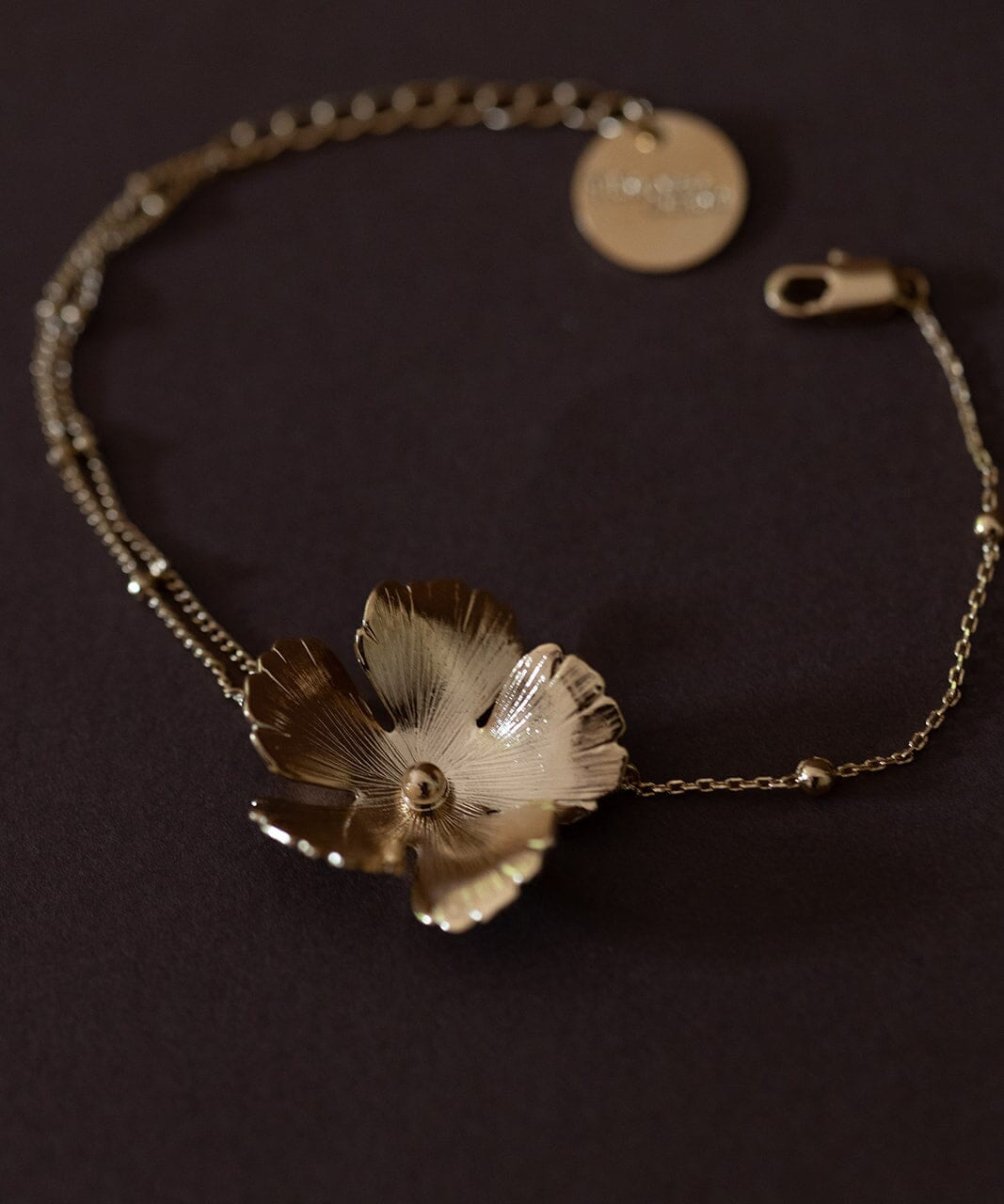 Bracelet Orphée Or Fleur Bracelets Monsieur Simone