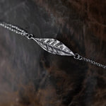 Bracelet Thalie Argent Feuille Bracelets Monsieur Simone