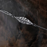 Bracelet Thalie Argent Feuille Bracelets Monsieur Simone
