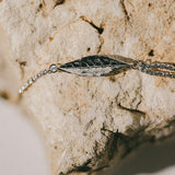 Bracelet Thalie Argent Feuille Bracelets Monsieur Simone