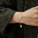 Bracelet Thalie Argent Feuille Bracelets Monsieur Simone