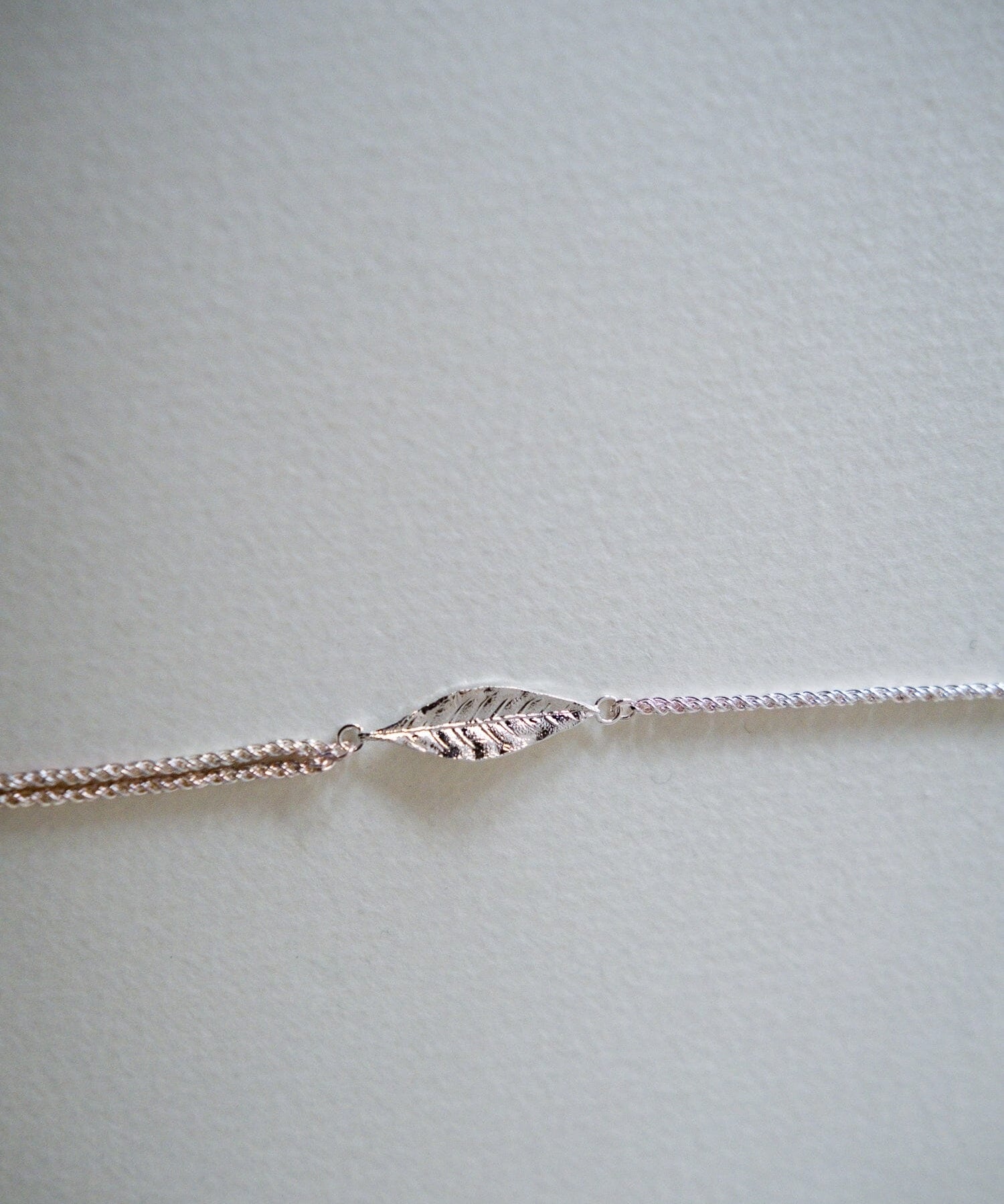 Bracelet Thalie Argent Feuille Bracelets Monsieur Simone