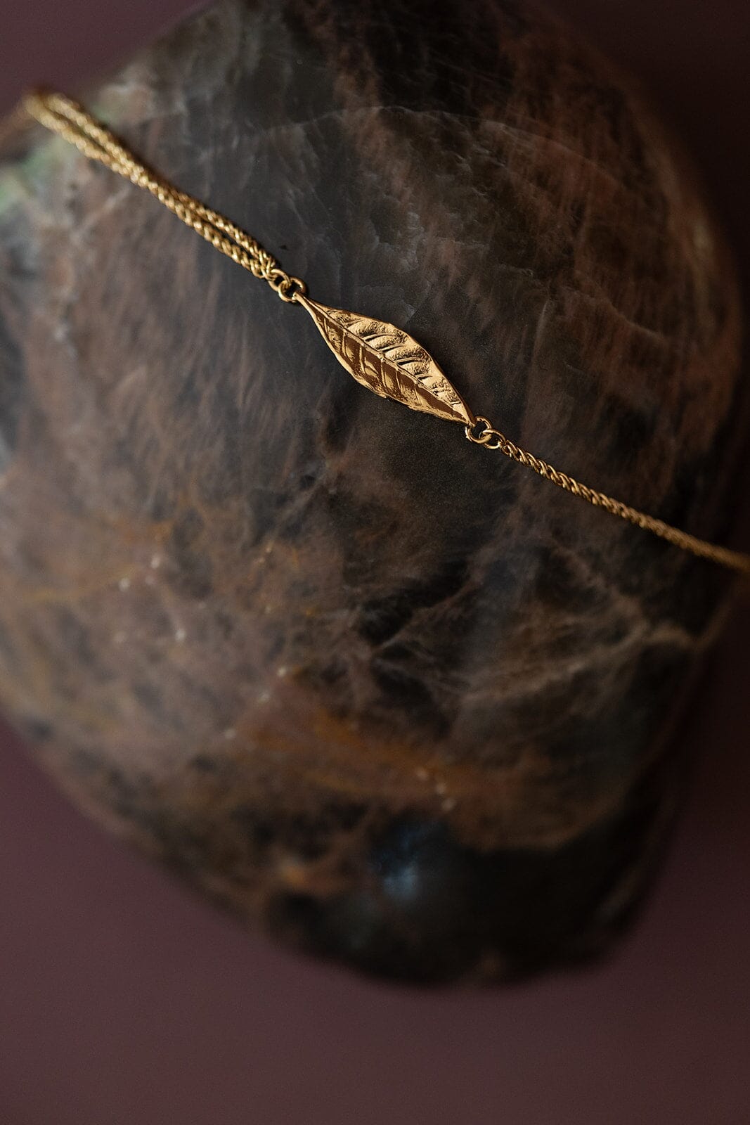 Bracelet Thalie Or Feuille Bracelets Monsieur Simone
