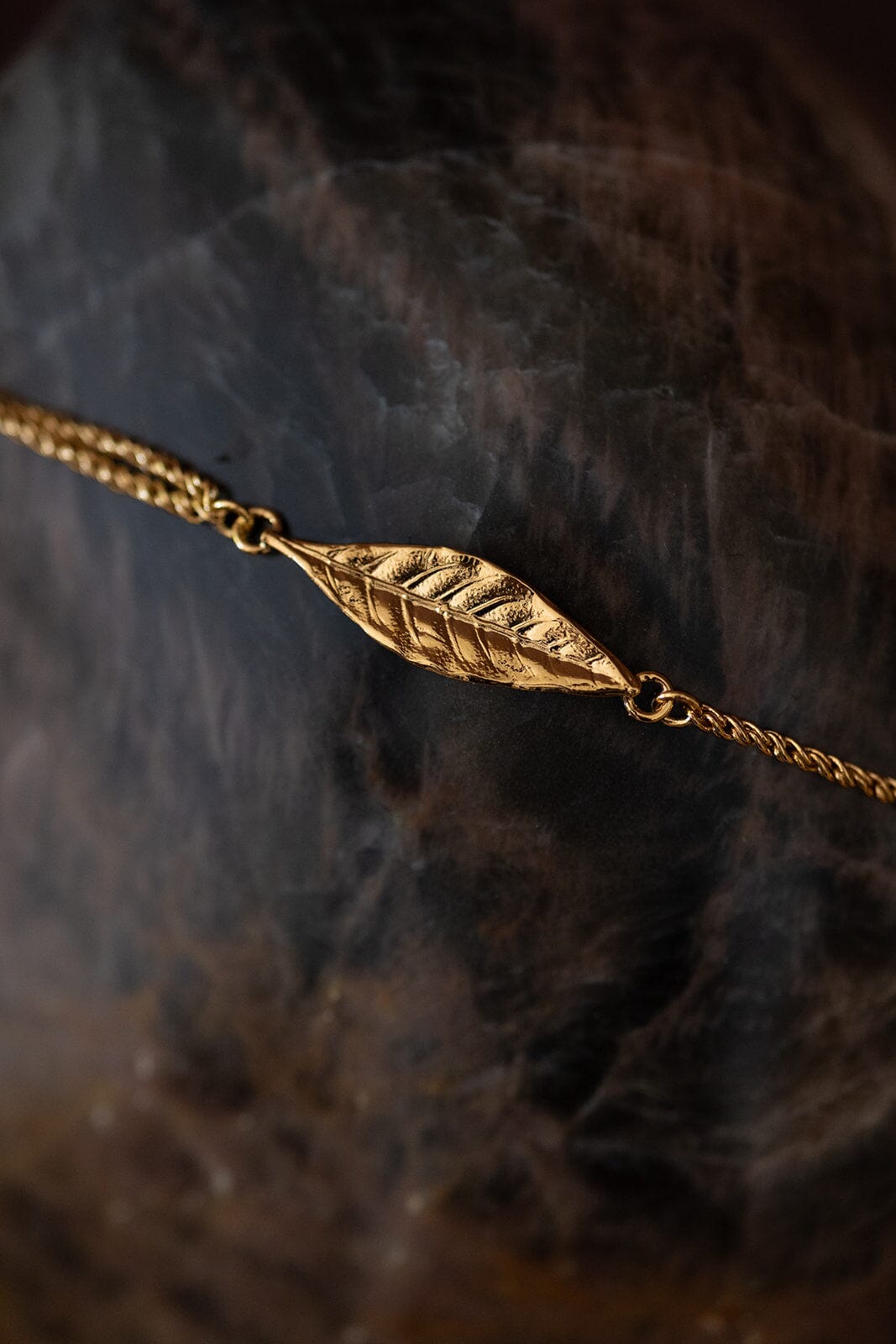 Bracelet Thalie Or Feuille Bracelets Monsieur Simone