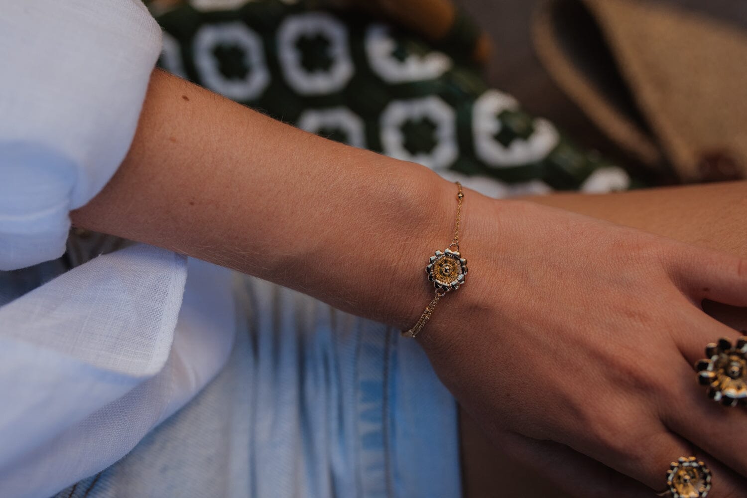 Bracelet Théia Argent Fleur Bracelets Monsieur Simone