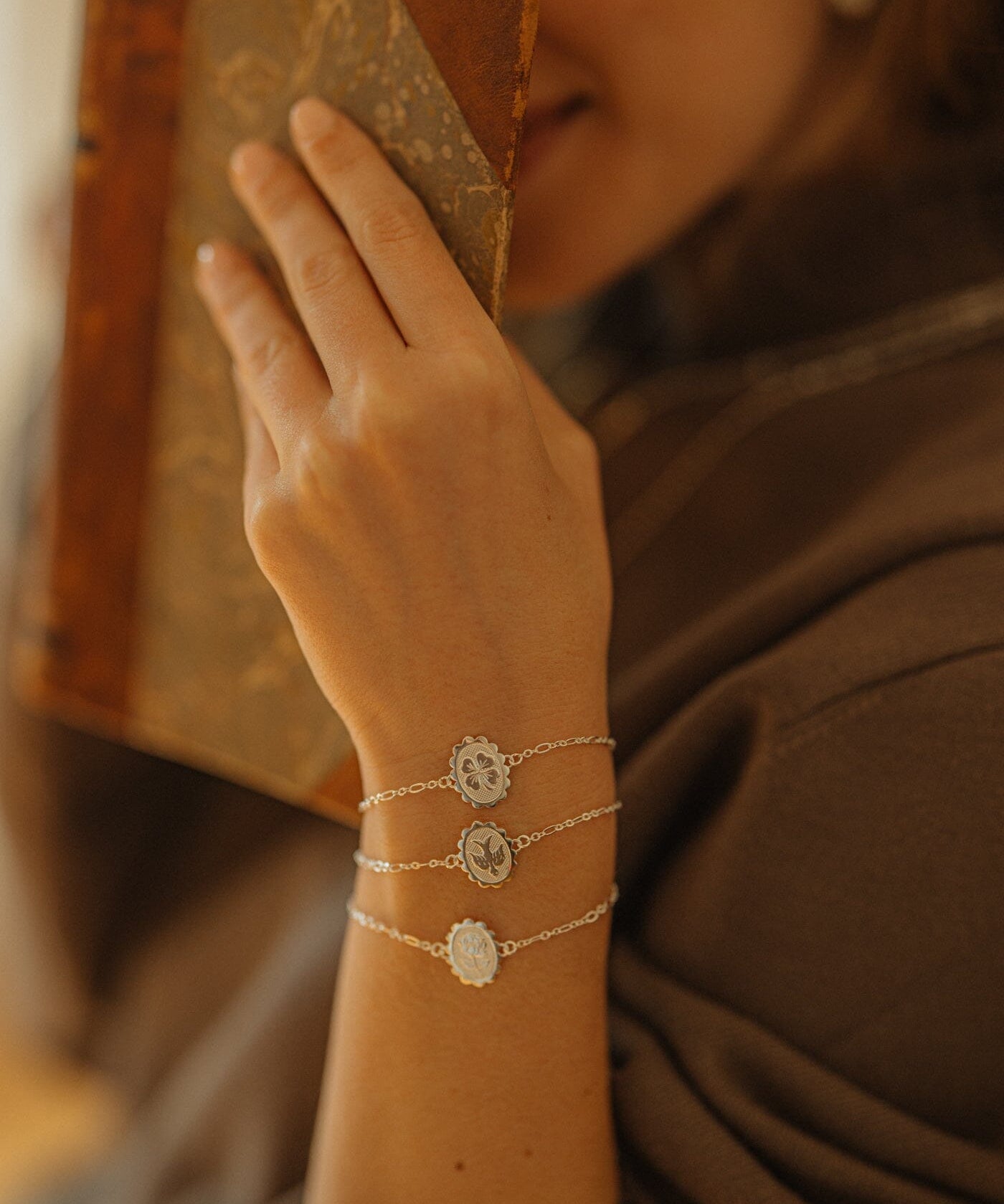 Bracelet Thémis Colombe Argent Bracelets Monsieur Simone