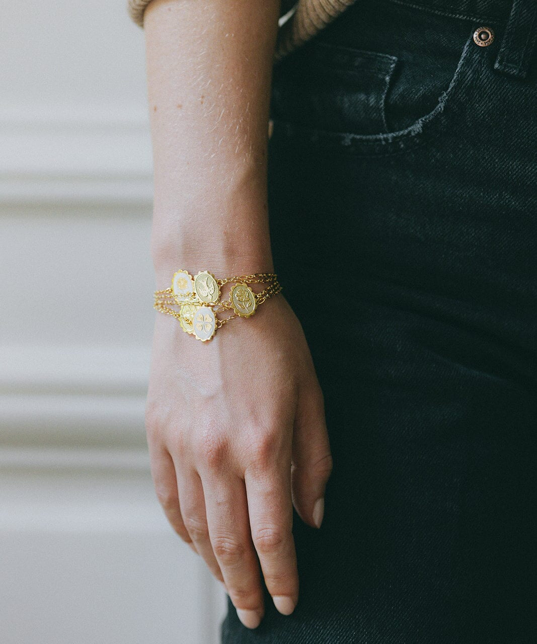 Bracelet Thémis Colombe Or Bracelets Monsieur Simone