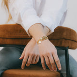 Bracelet Thémis Colombe Or Bracelets Monsieur Simone