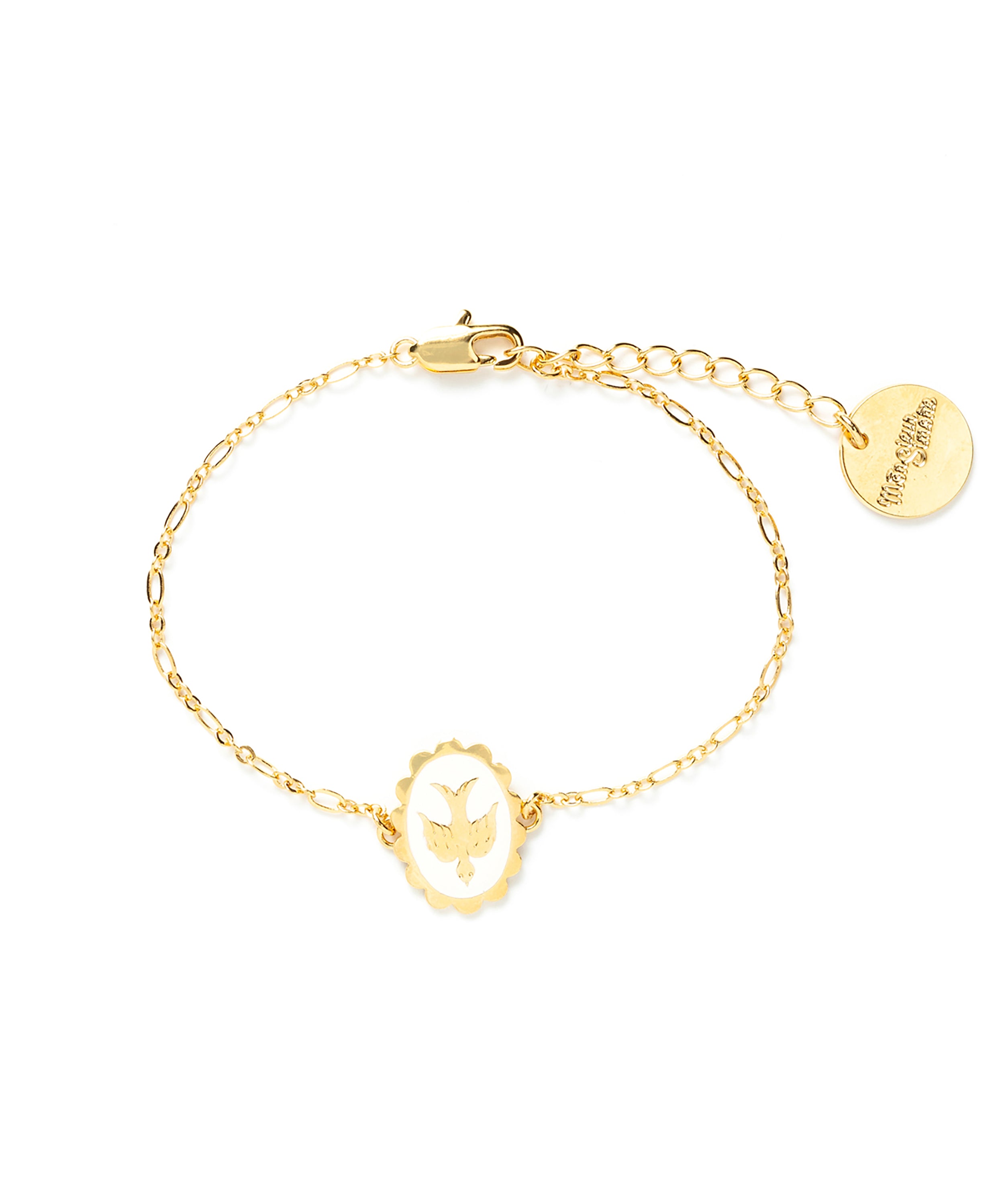 Bracelet Thémis Colombe Or Ivoire Bracelets Monsieur Simone