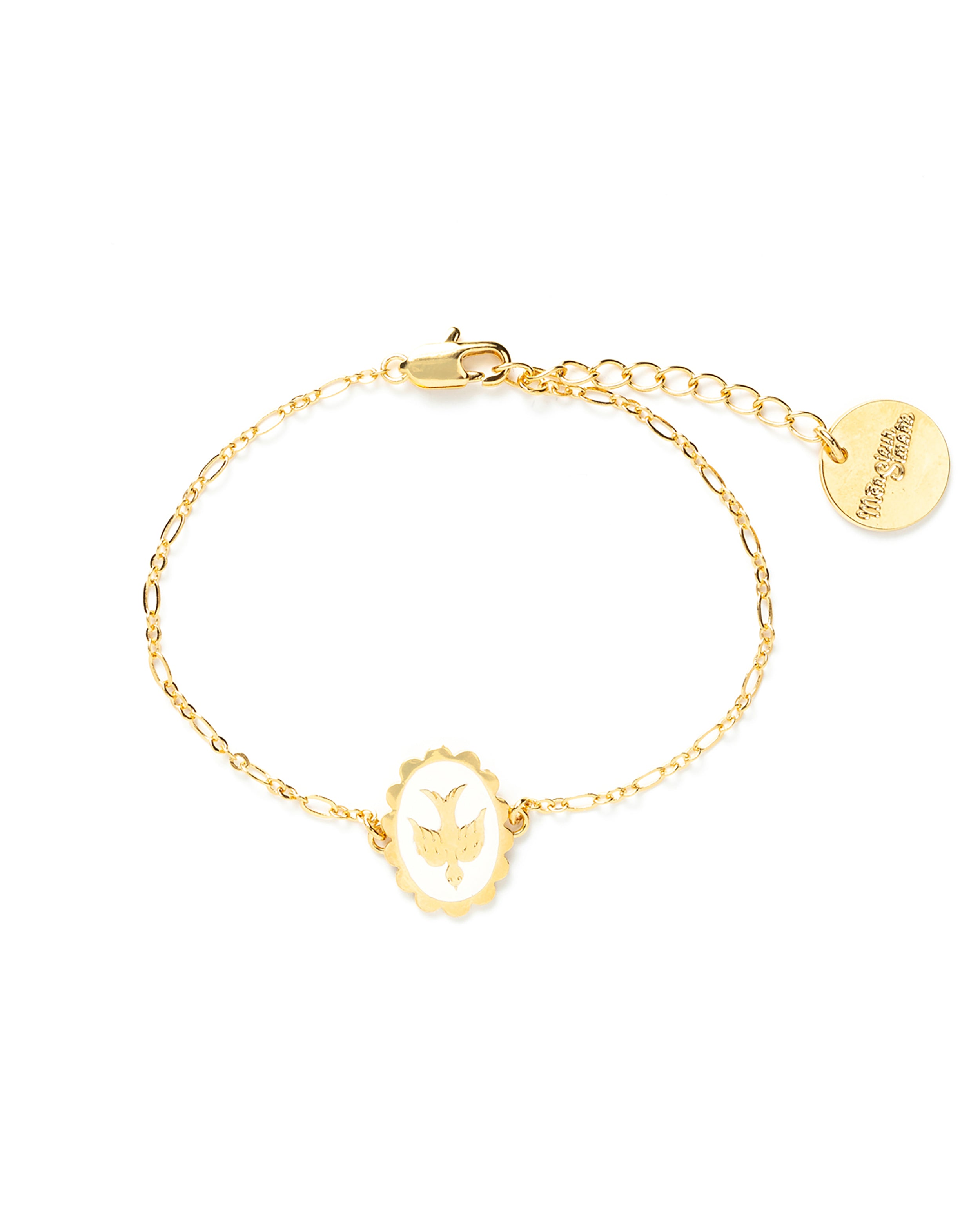 Bracelet Thémis Colombe Or Ivoire Bracelets Monsieur Simone