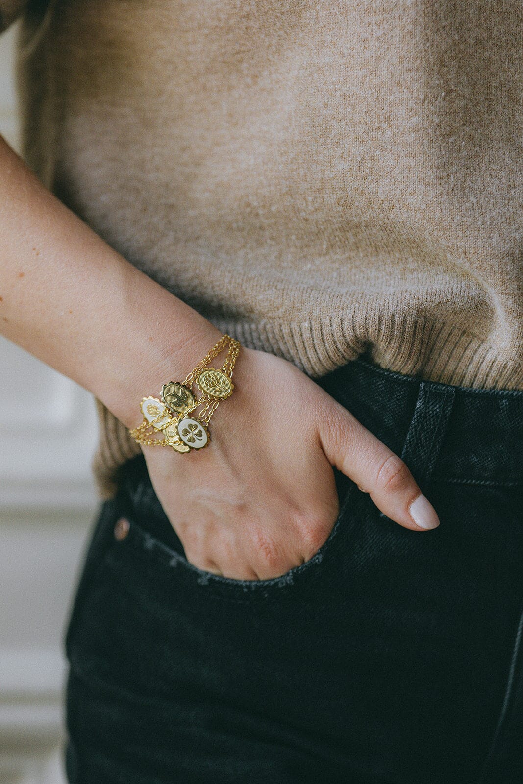 Bracelet Thémis Fleur Argent Bracelets Monsieur Simone