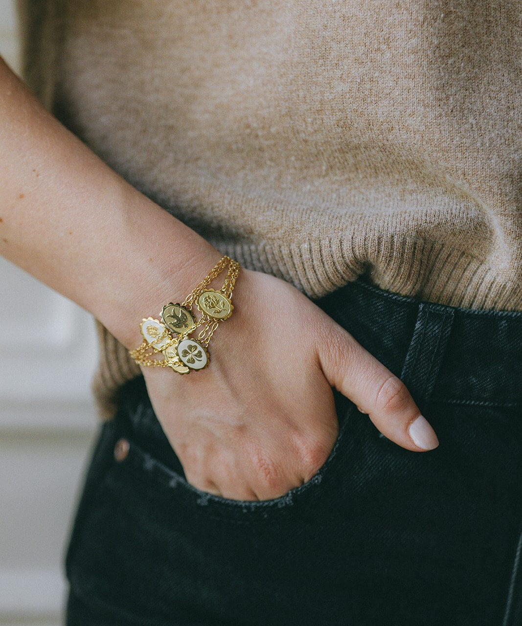 Bracelet Thémis Fleur Or Bracelets Monsieur Simone