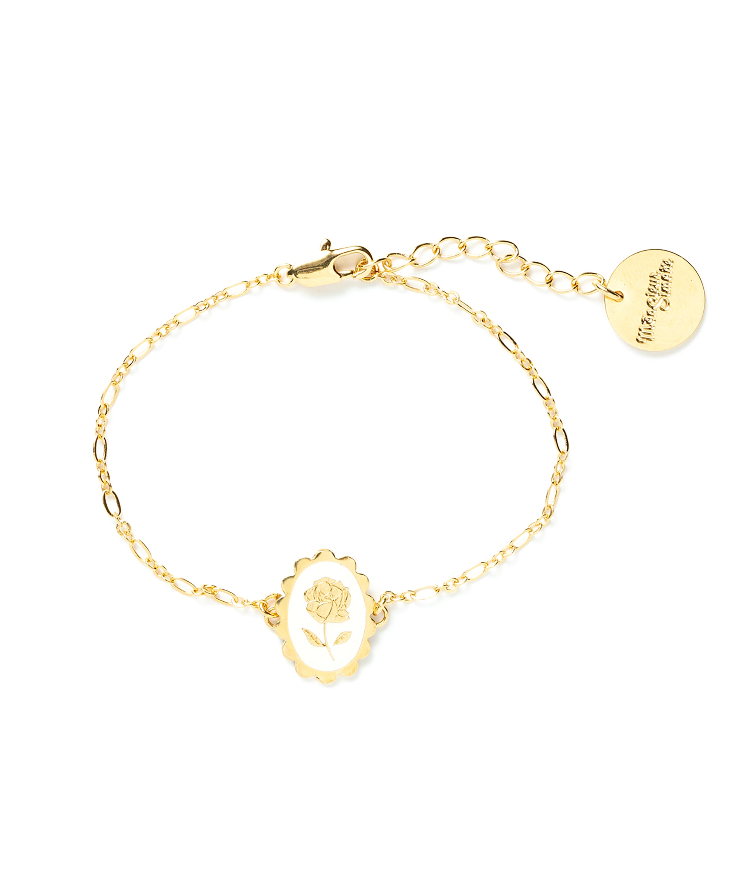 Bracelet Thémis Fleur Or Ivoire Bracelets Monsieur Simone