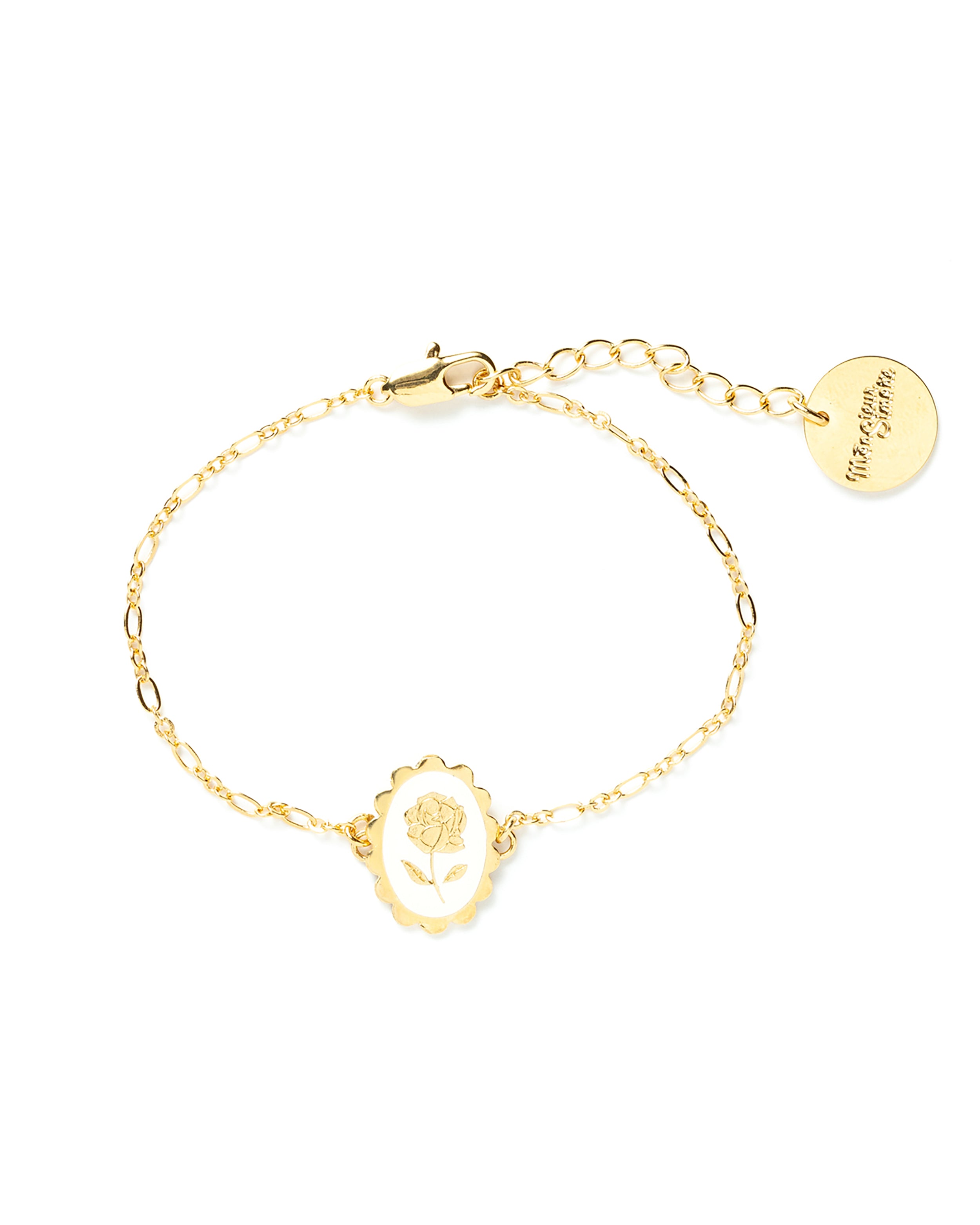 Bracelet Thémis Fleur Or Ivoire Bracelets Monsieur Simone