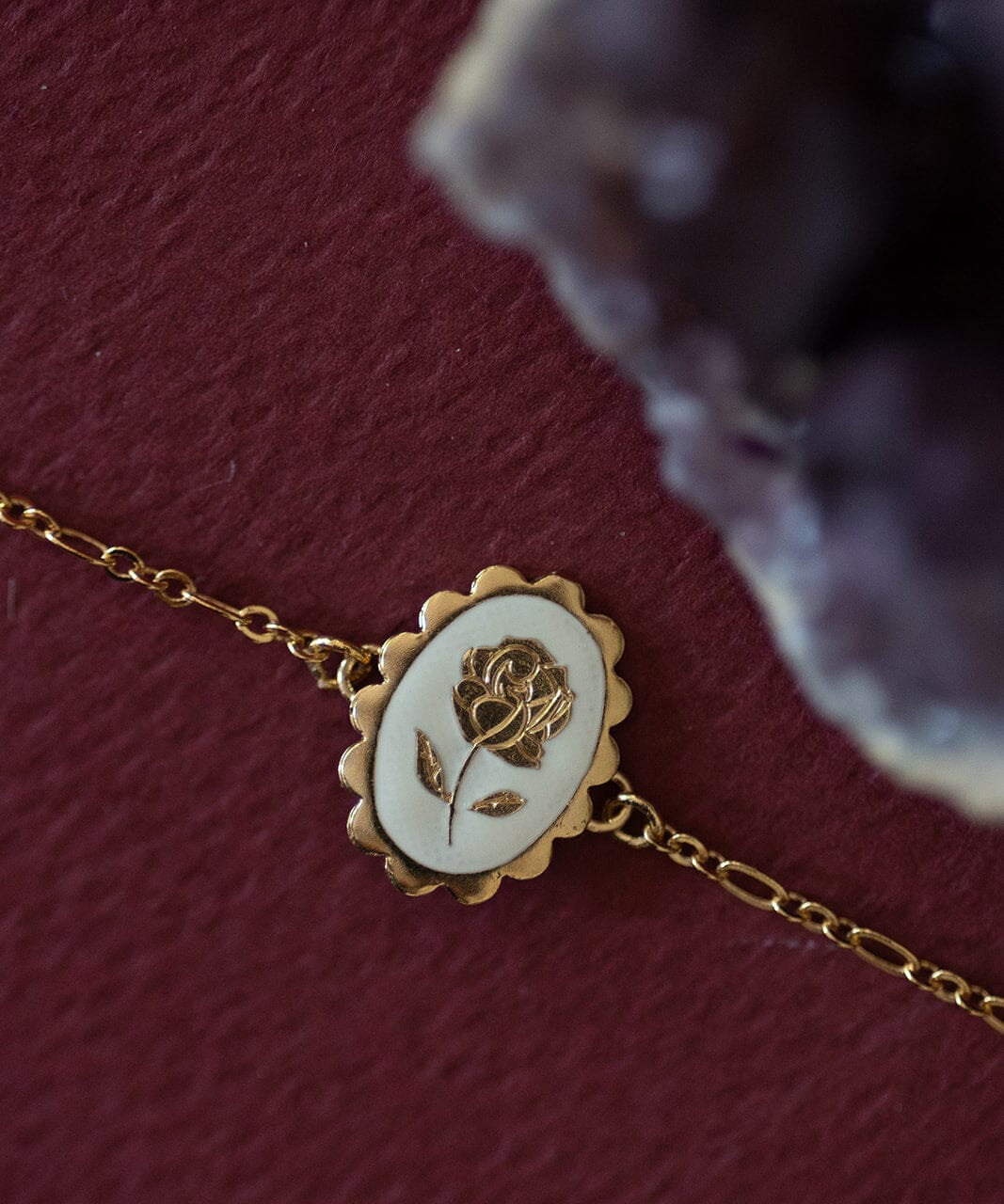 Bracelet Thémis Fleur Or Ivoire Bracelets Monsieur Simone
