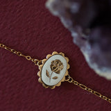 Bracelet Thémis Fleur Or Ivoire Bracelets Monsieur Simone