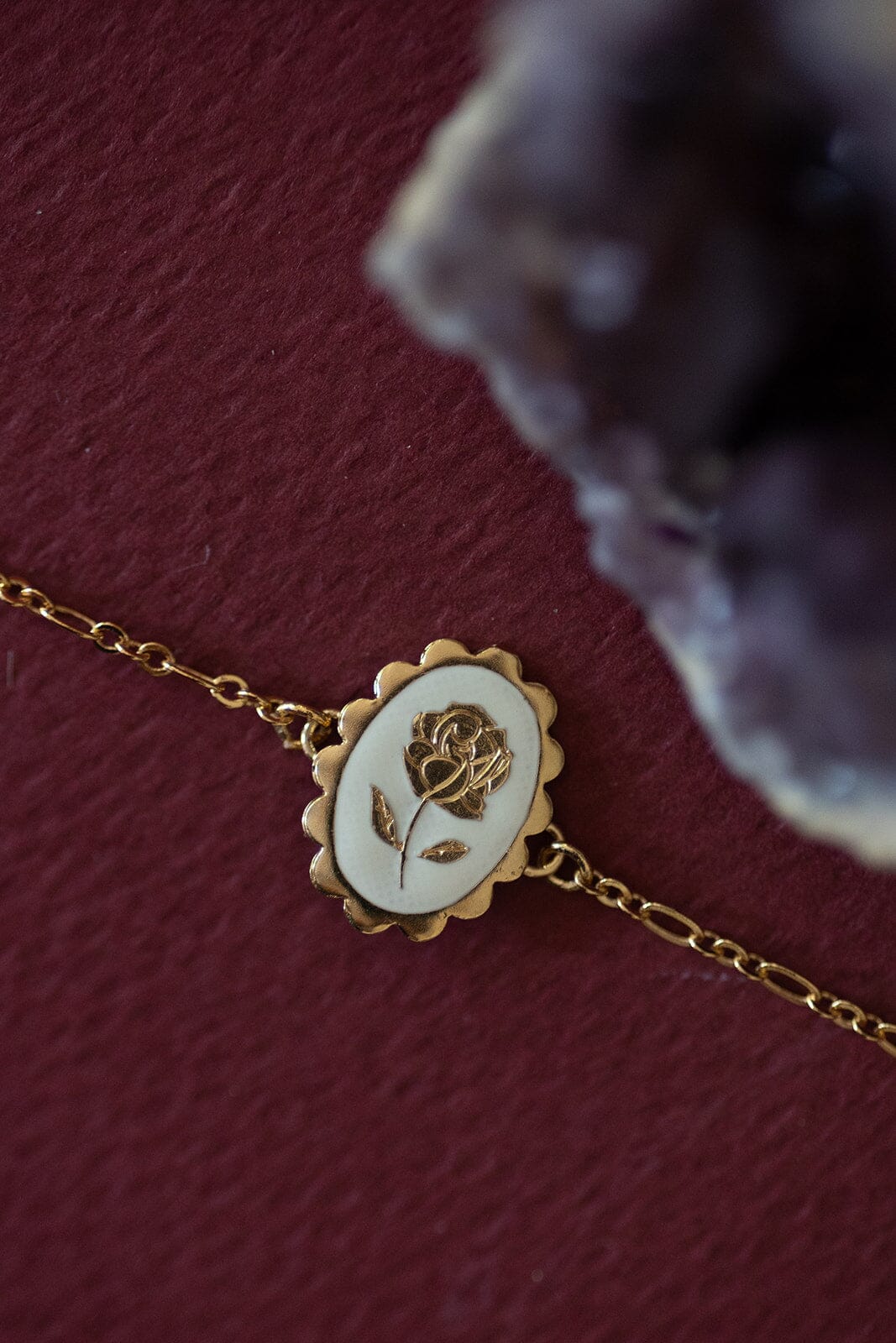 Bracelet Thémis Fleur Or Ivoire Bracelets Monsieur Simone