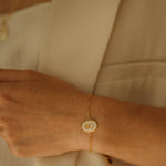 Bracelet Thémis Fleur Or Ivoire Bracelets Monsieur Simone