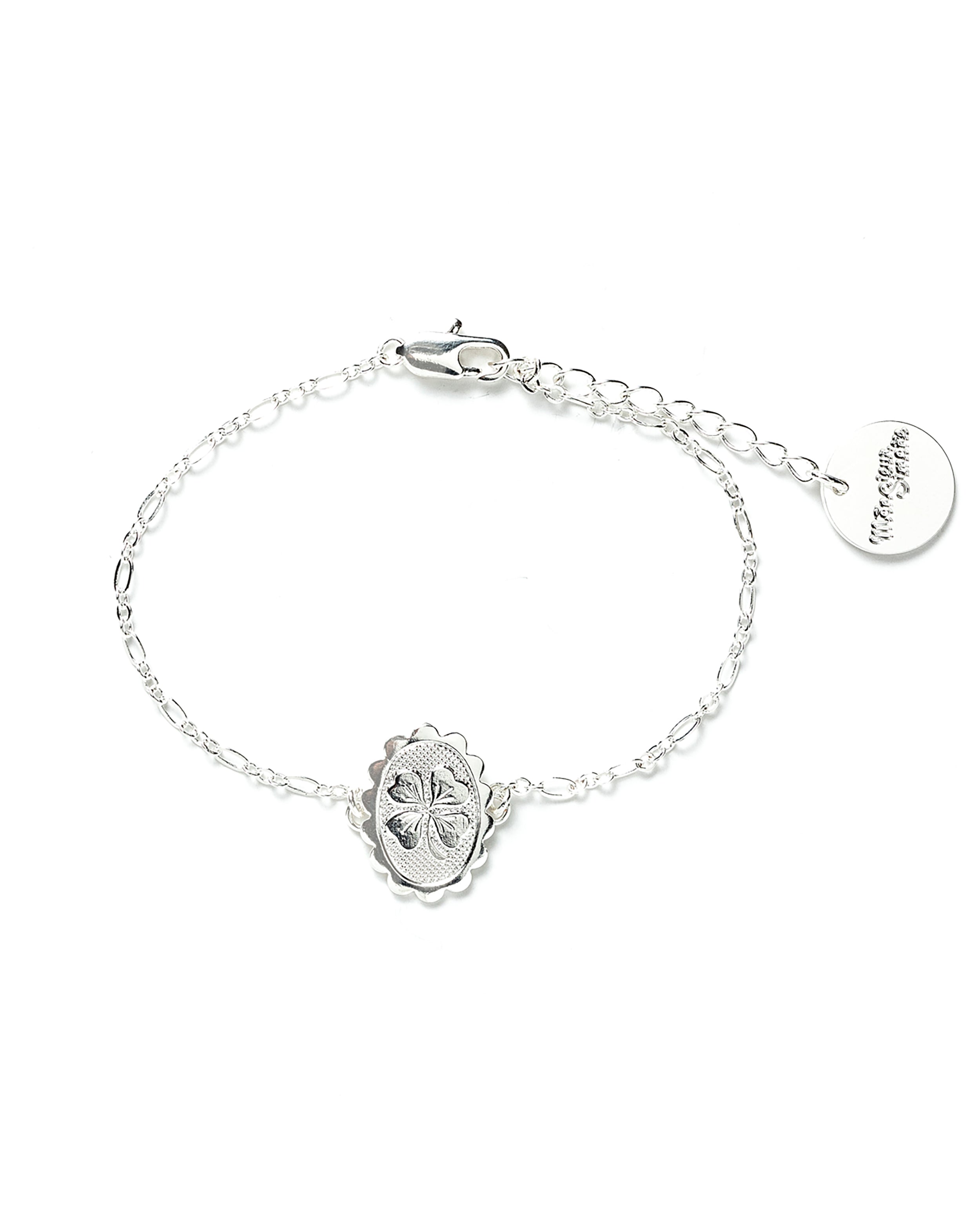 Bracelet Thémis Trèfle Argent Bracelets Monsieur Simone