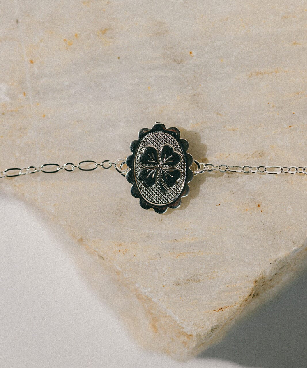 Bracelet Thémis Trèfle Argent Bracelets Monsieur Simone