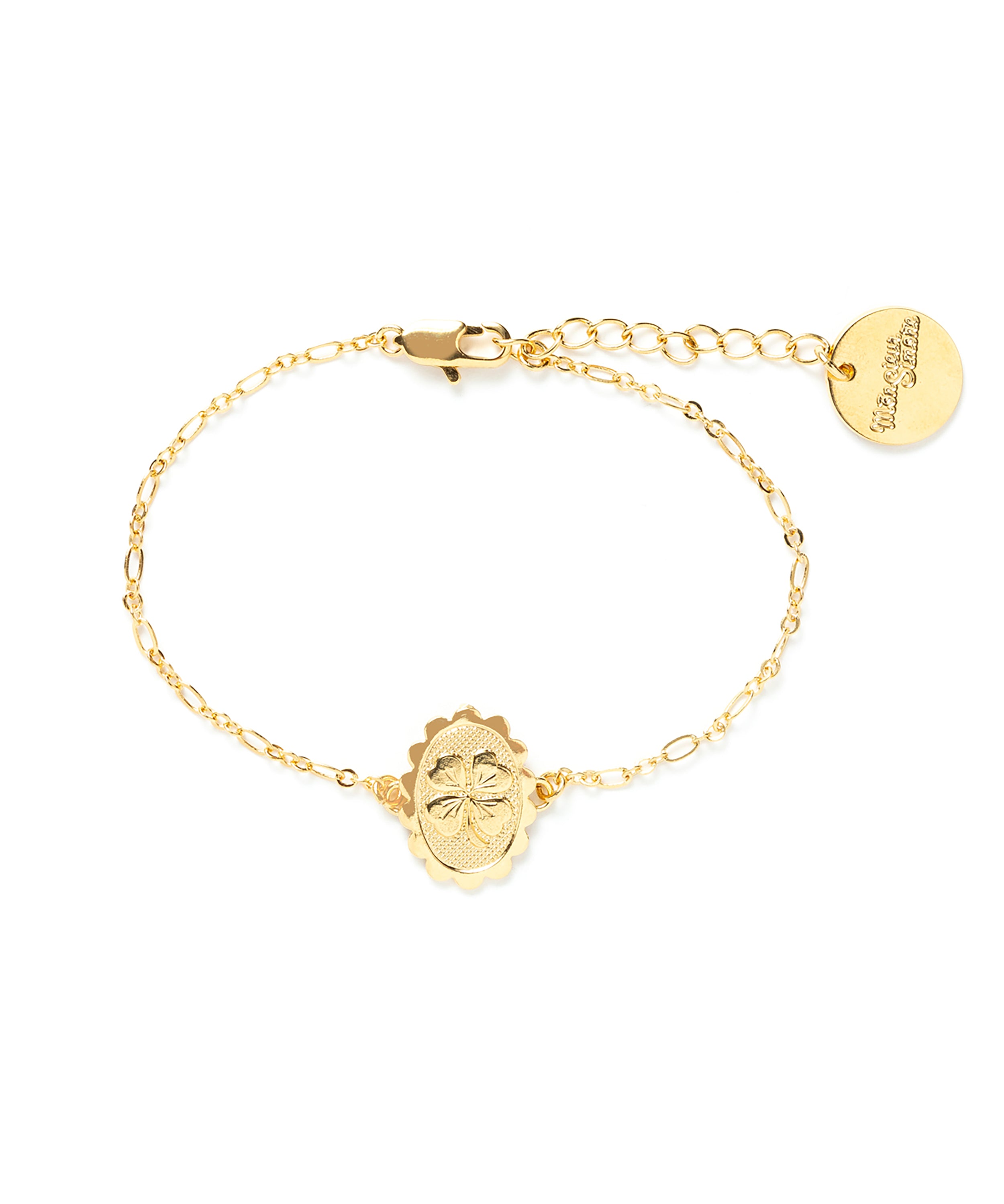 Bracelet Thémis Trèfle Or Bracelets Monsieur Simone