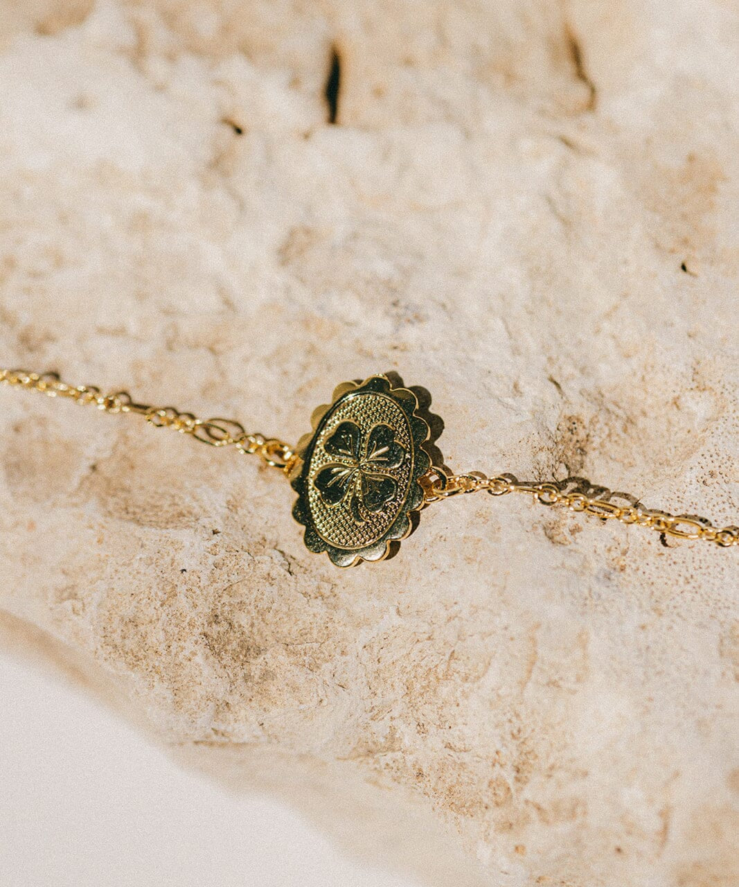 Bracelet Thémis Trèfle Or Bracelets Monsieur Simone