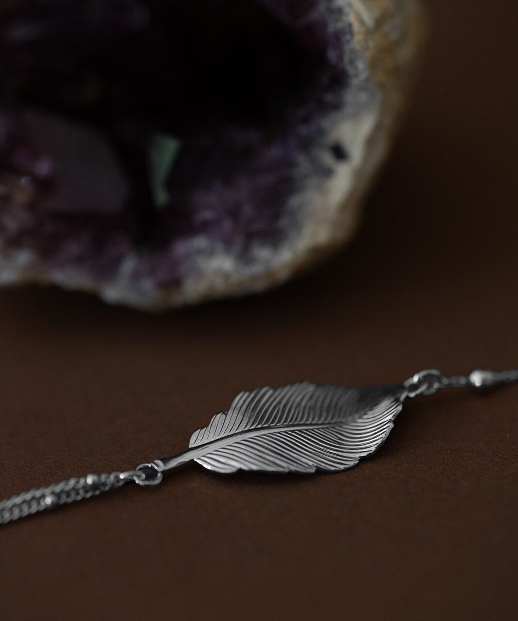Bracelet Zéphyr Argent Feuille Bracelets Monsieur Simone