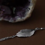 Bracelet Zéphyr Argent Feuille Bracelets Monsieur Simone