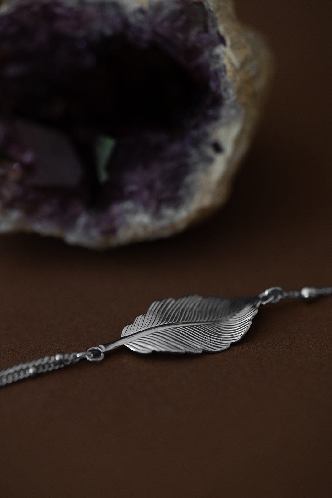 Bracelet Zéphyr Argent Feuille Bracelets Monsieur Simone