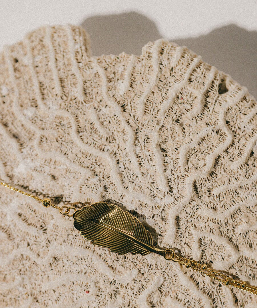 Bracelet Zéphyr Or Feuille Bracelets Monsieur Simone