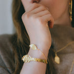 Bracelet Zéphyr Or Feuille Bracelets Monsieur Simone