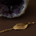 Bracelet Zéphyr Or Feuille Bracelets Monsieur Simone