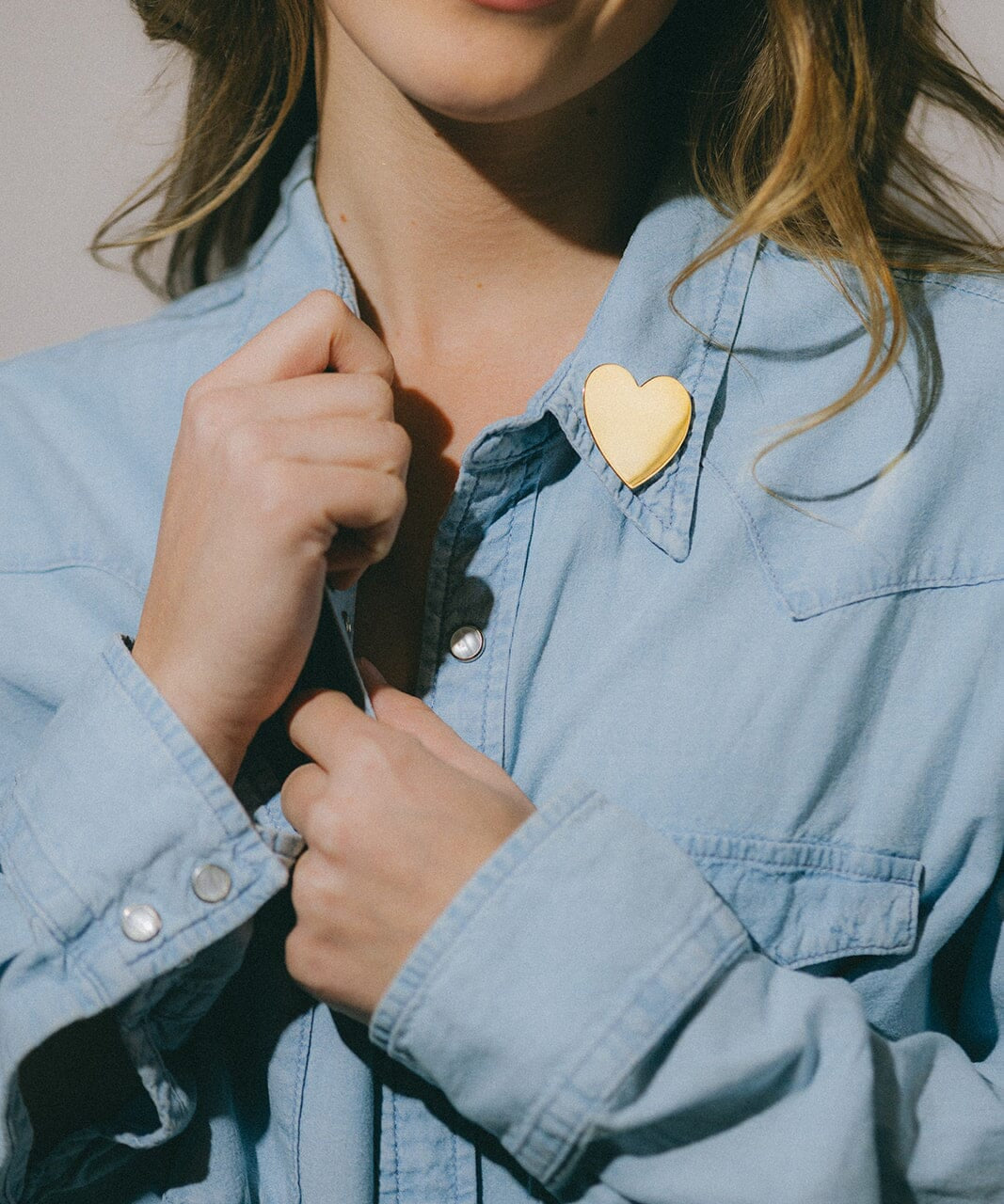 Broche Aphrodite Argent Coeur Accessoires Monsieur Simone