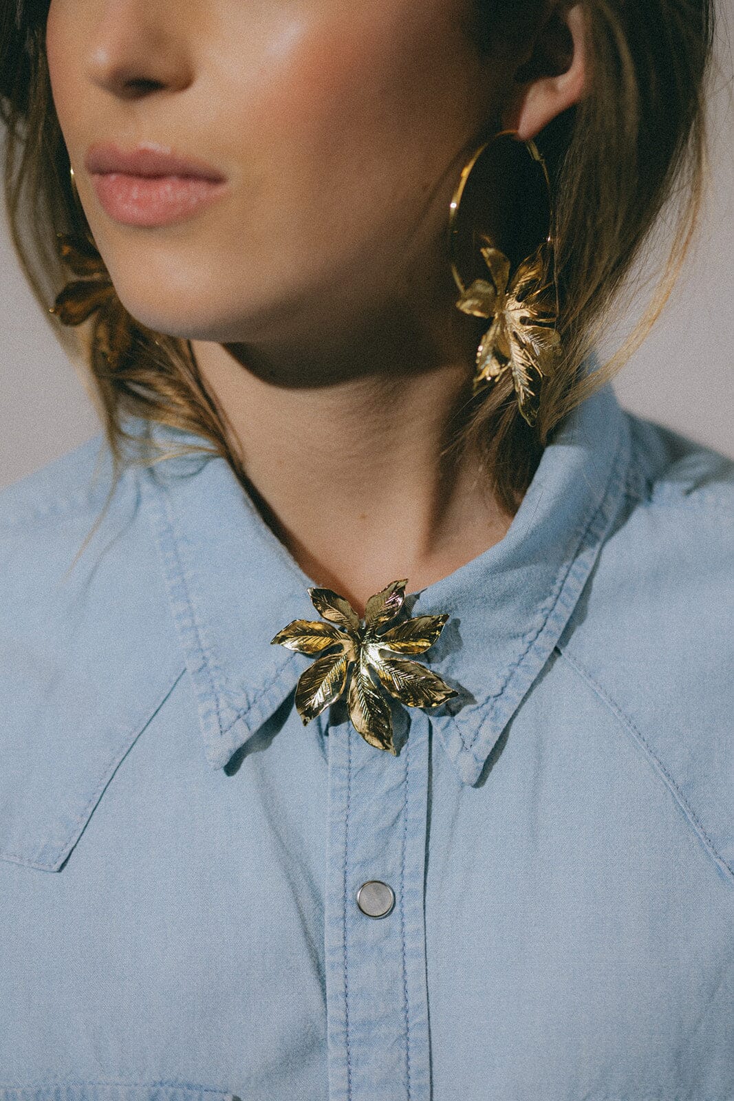 Broche Chloris Argent Fleur Accessoires Monsieur Simone