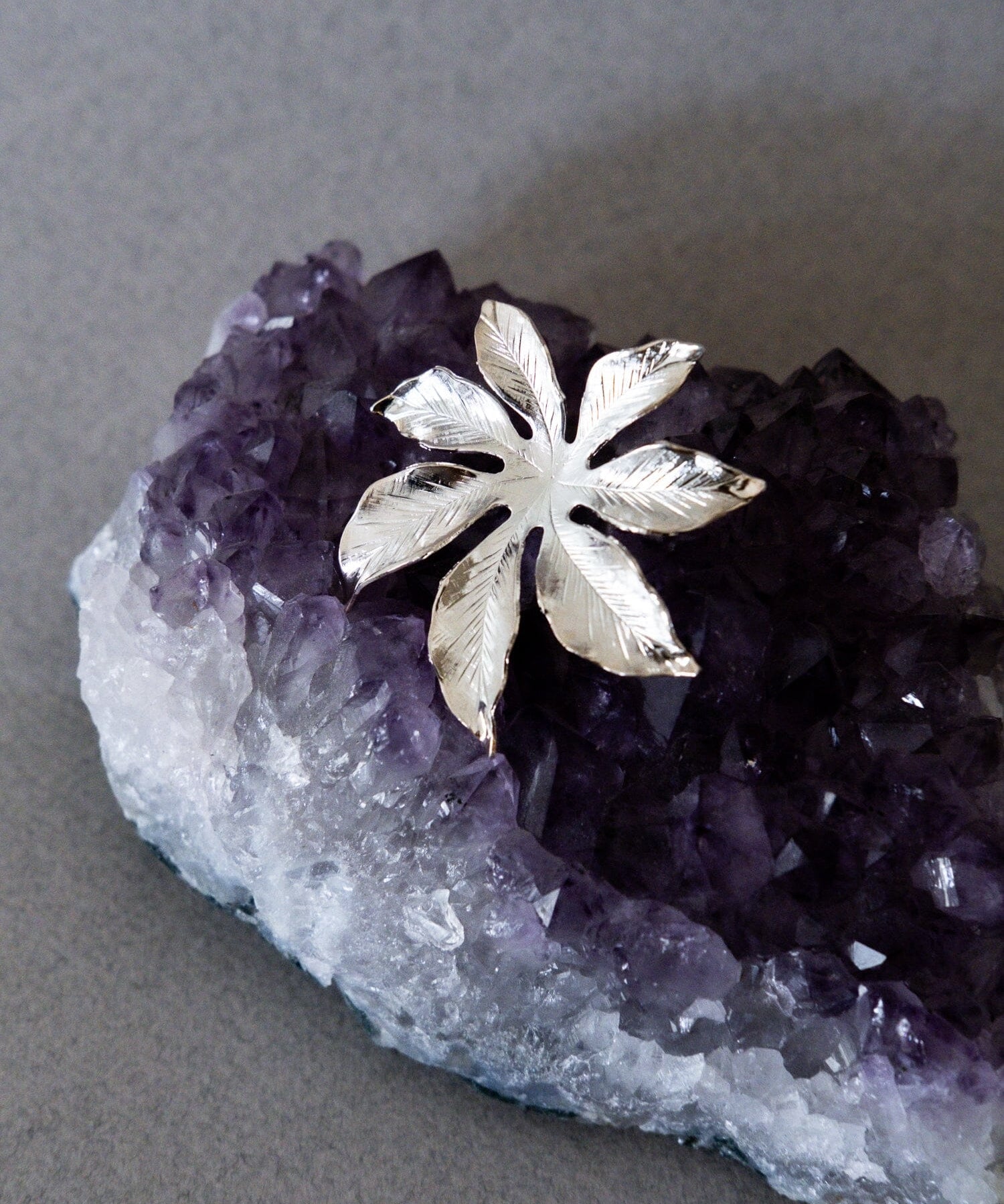 Broche Chloris Argent Fleur Accessoires Monsieur Simone