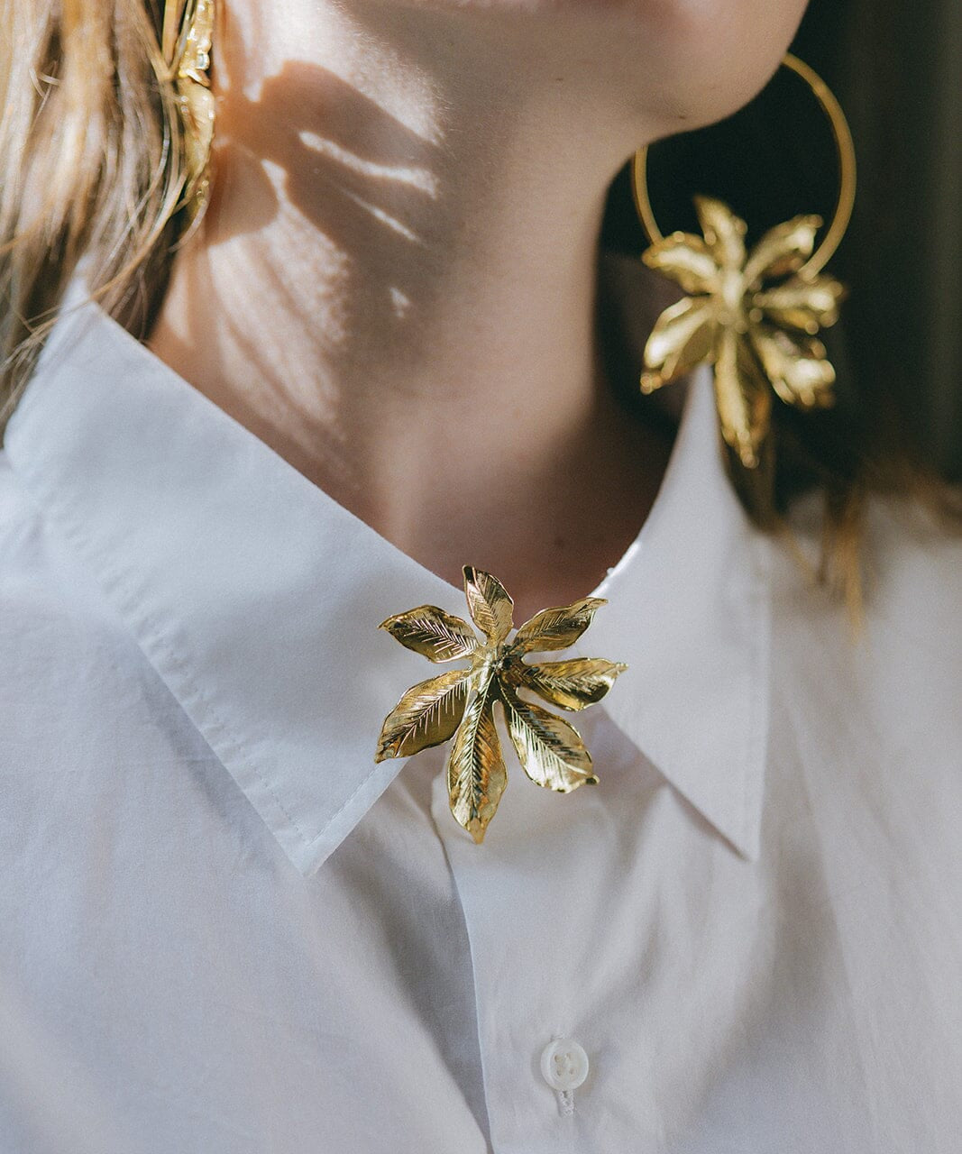 Broche Chloris Argent Fleur Accessoires Monsieur Simone