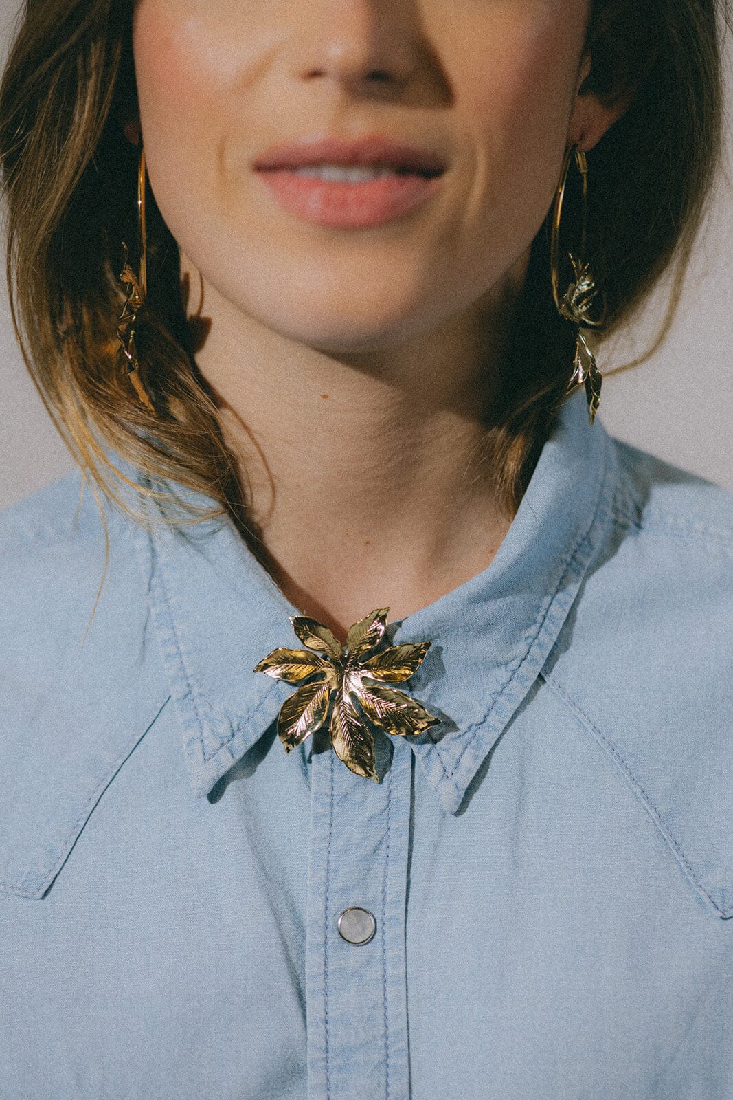 Broche Chloris Argent Fleur Accessoires Monsieur Simone