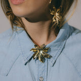 Broche Chloris Or Fleur Accessoires Monsieur Simone