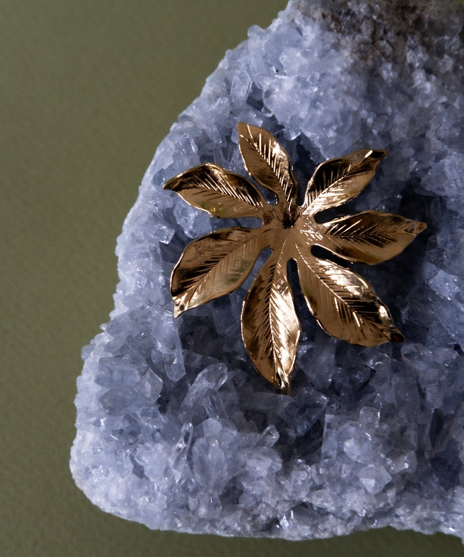 Broche Chloris Or Fleur Accessoires Monsieur Simone