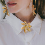 Broche Chloris Or Fleur Accessoires Monsieur Simone