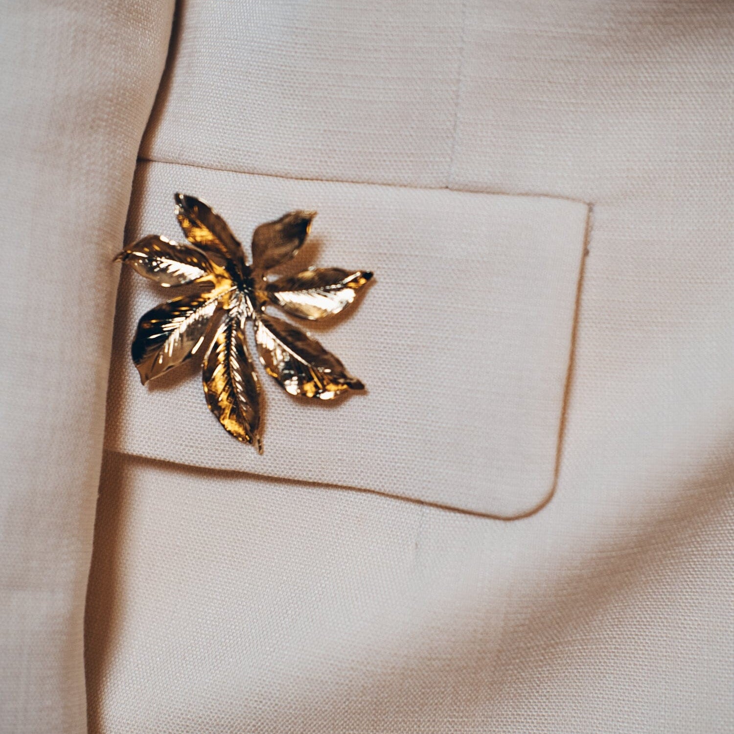 Broche Chloris Or Fleur Accessoires Monsieur Simone